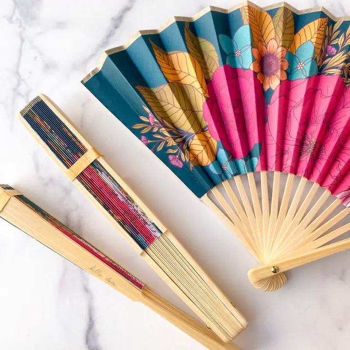 Florals Folding Hand Fan