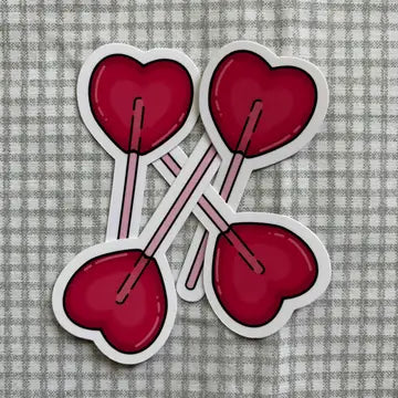 Heart Lollipop Sticker