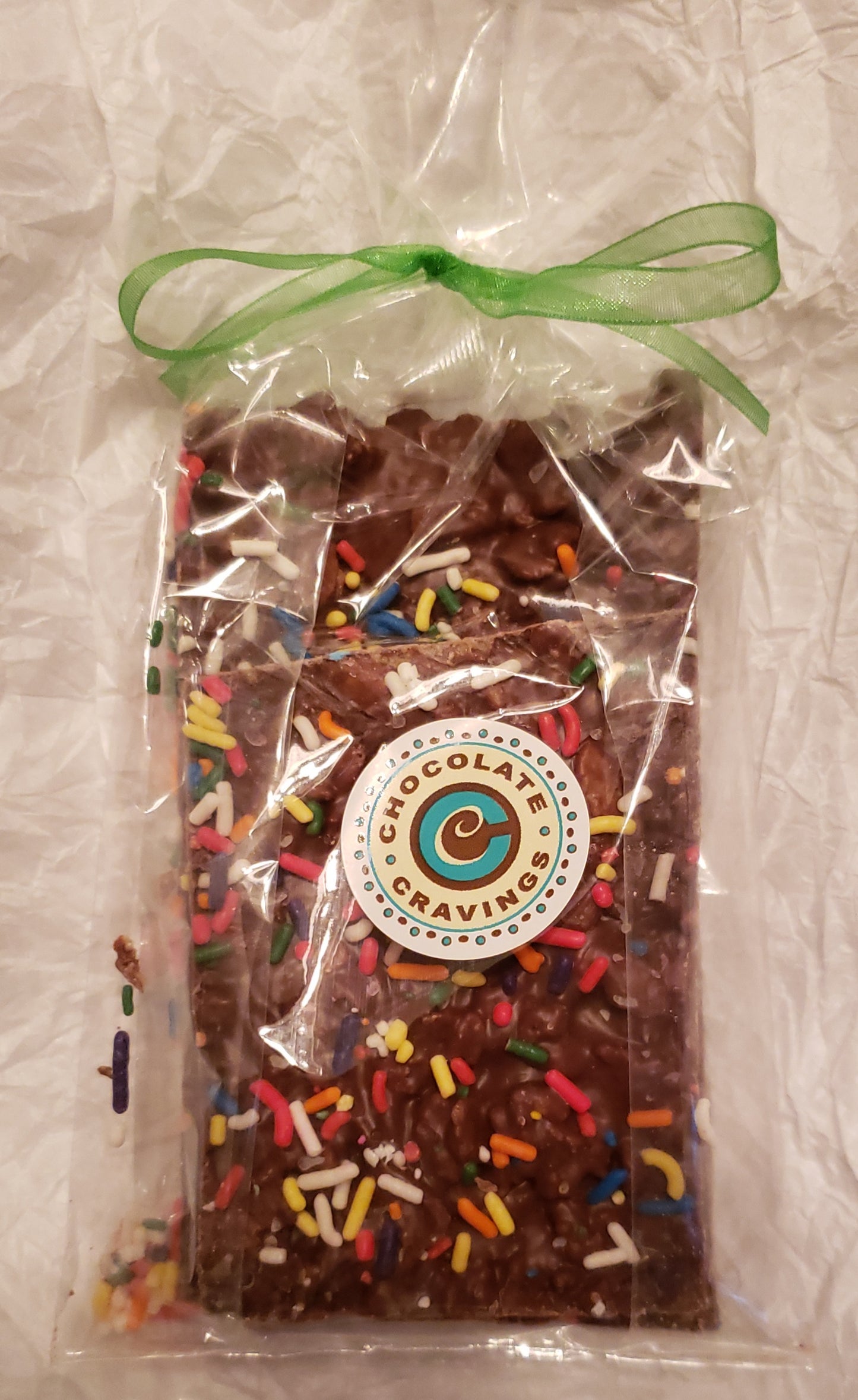 Chocolate Crispy Bark 4oz