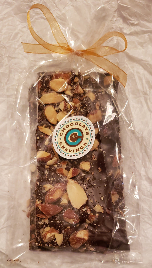 Smoky Dark Almond Bark 4oz