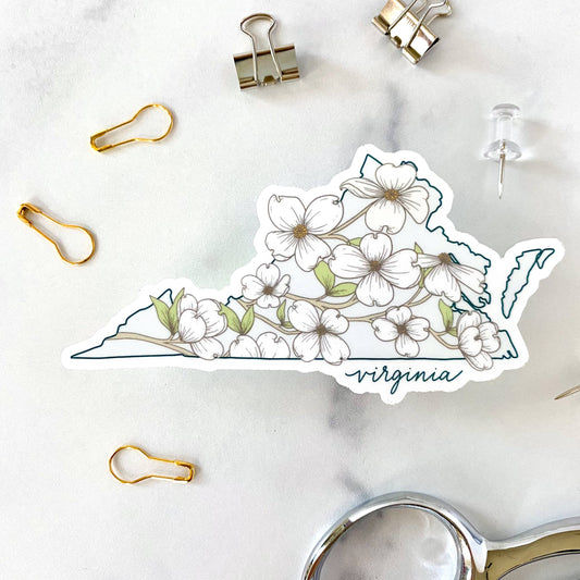 Virginia Dogwoods - Fridge Magnet