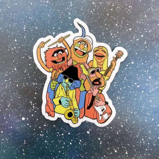 Dr. Teeth and the Electric Mayhem - Muppets - Vinyl Sticker