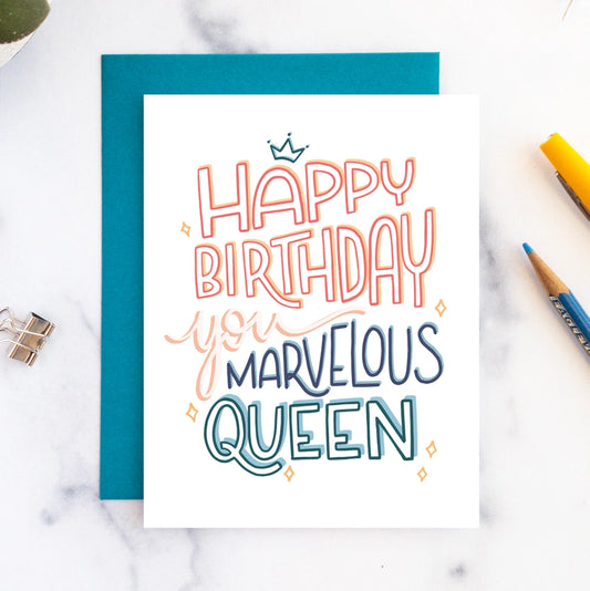 Marvelous Queen Birthday Card