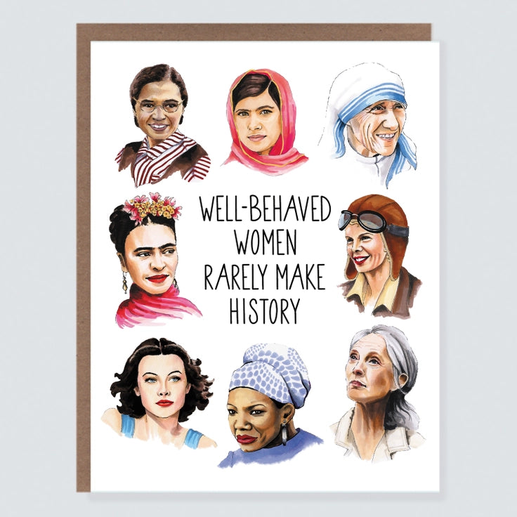 Well Behaved Women Card