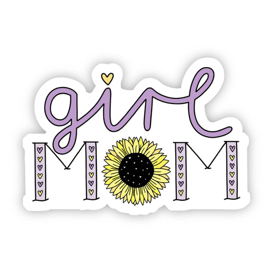 Girl Mom Sunflower Sticker