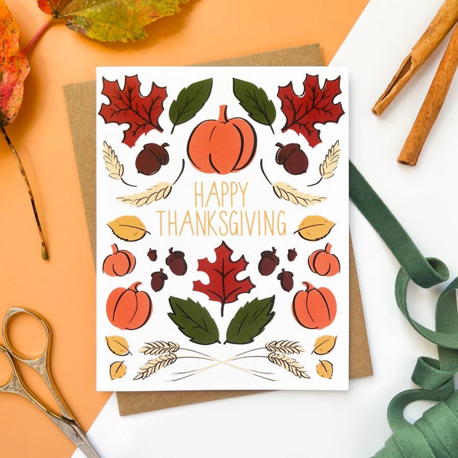 Thanksgiving Folk Card