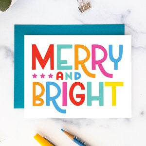 Merry and Bright Greeting Card