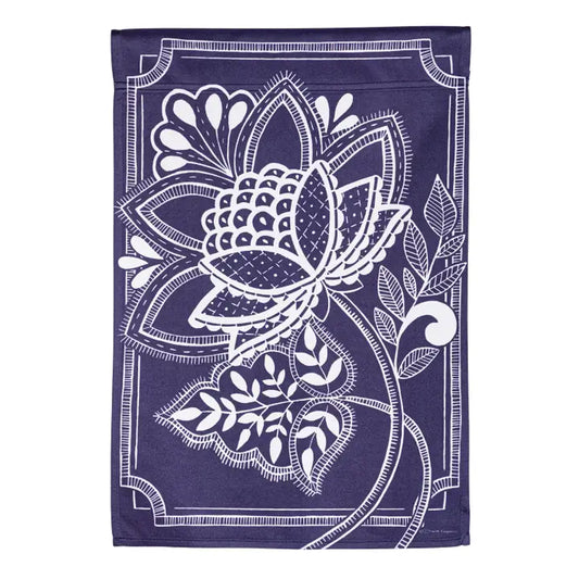 August Satin Garden Flag