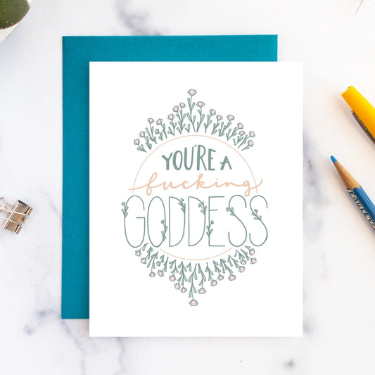 Goddess Greeting Card