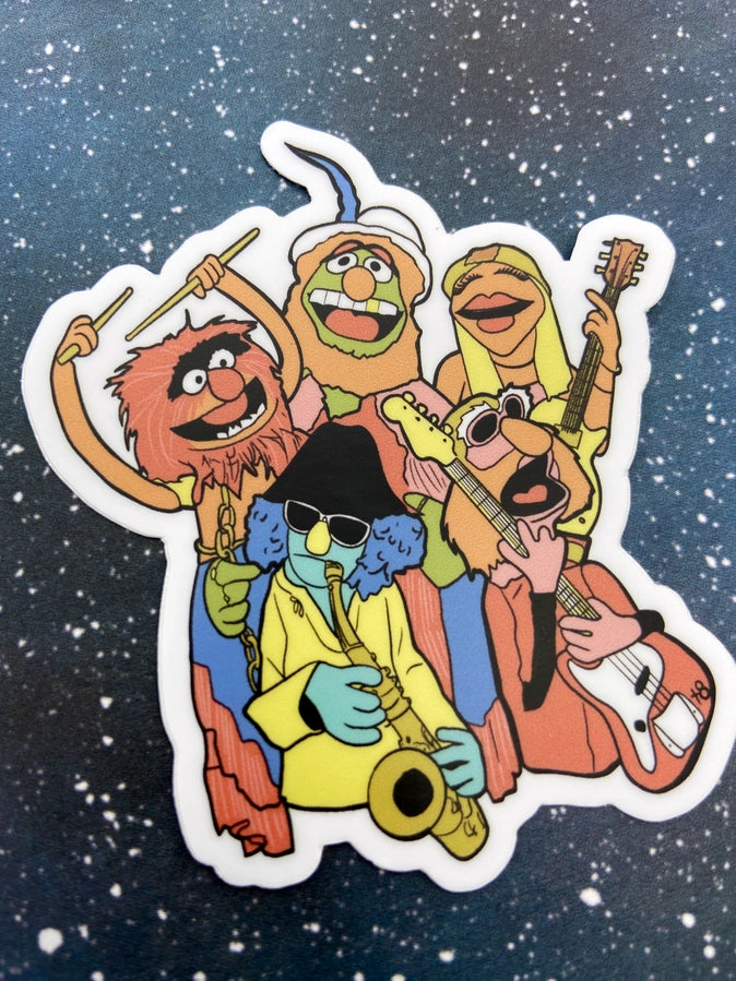 Dr. Teeth and the Electric Mayhem - Muppets - Vinyl Sticker