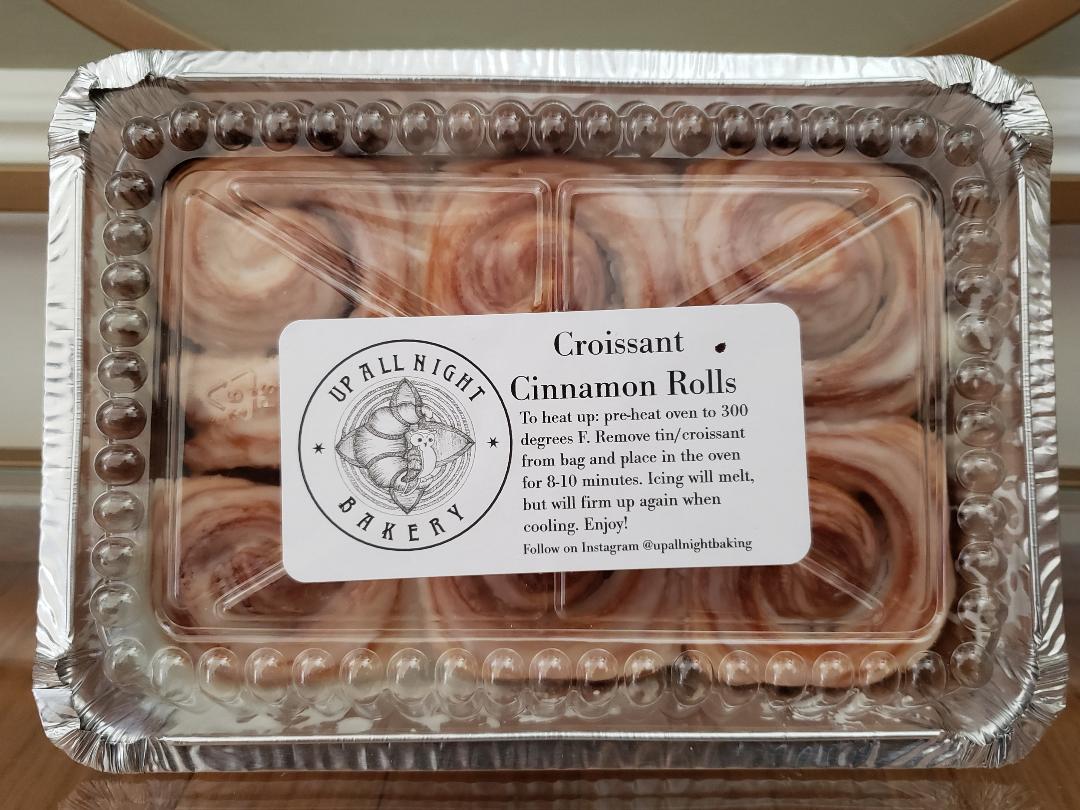 Up All Night Bakery Croissant Cinnamon Rolls (6-pack)