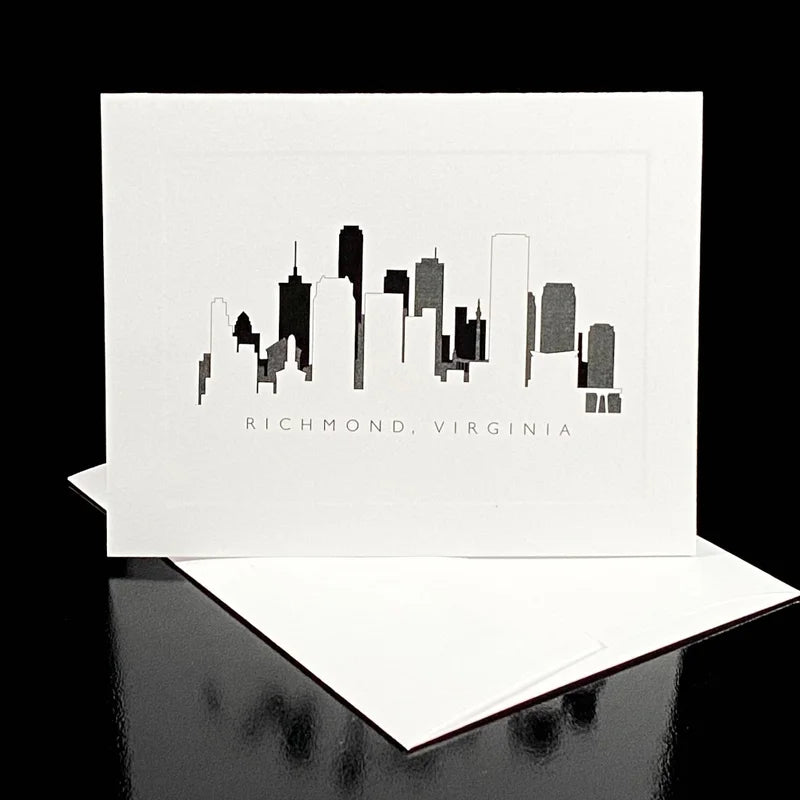 Richmond, VA Skyline Note Cards